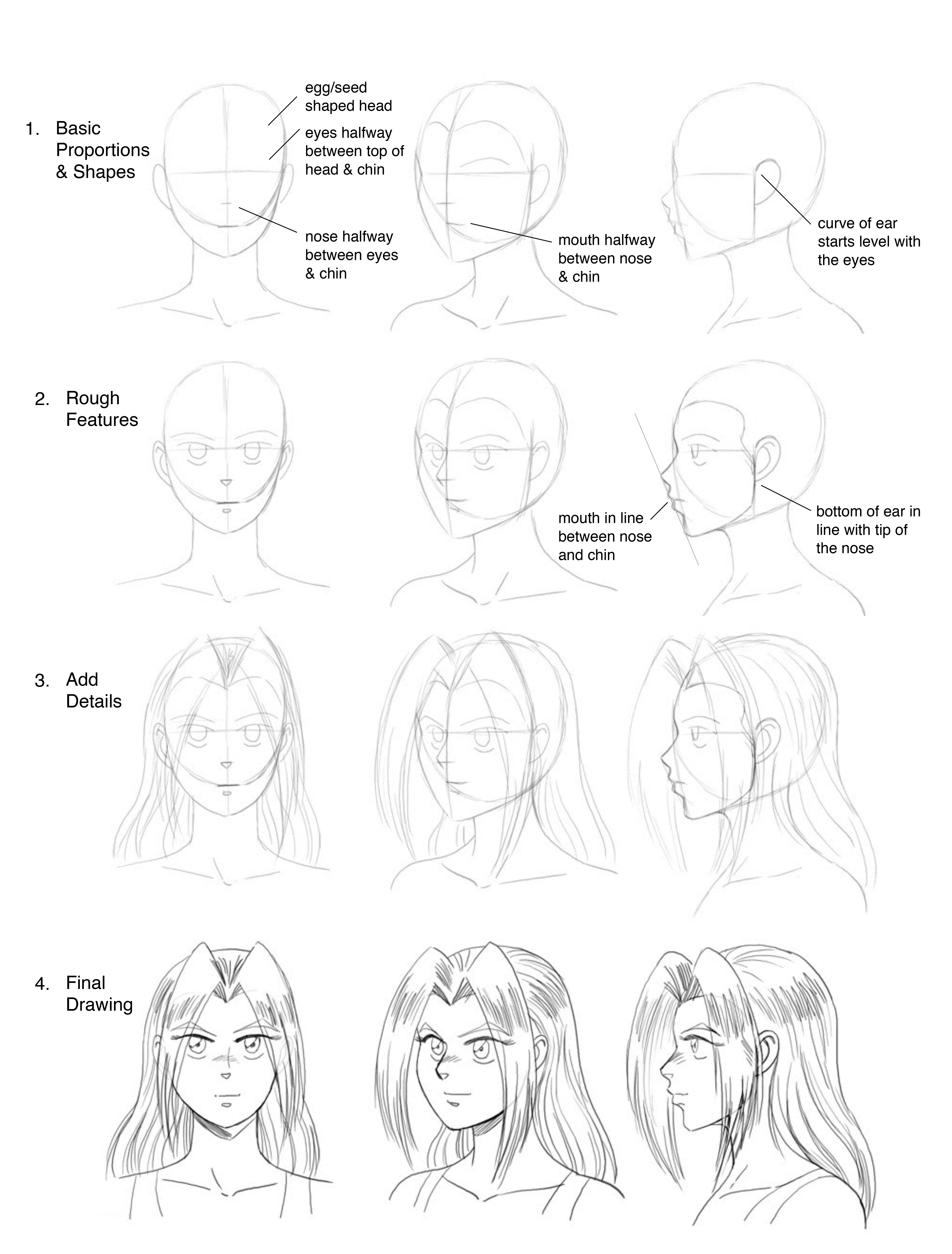 drawing characters handout 1