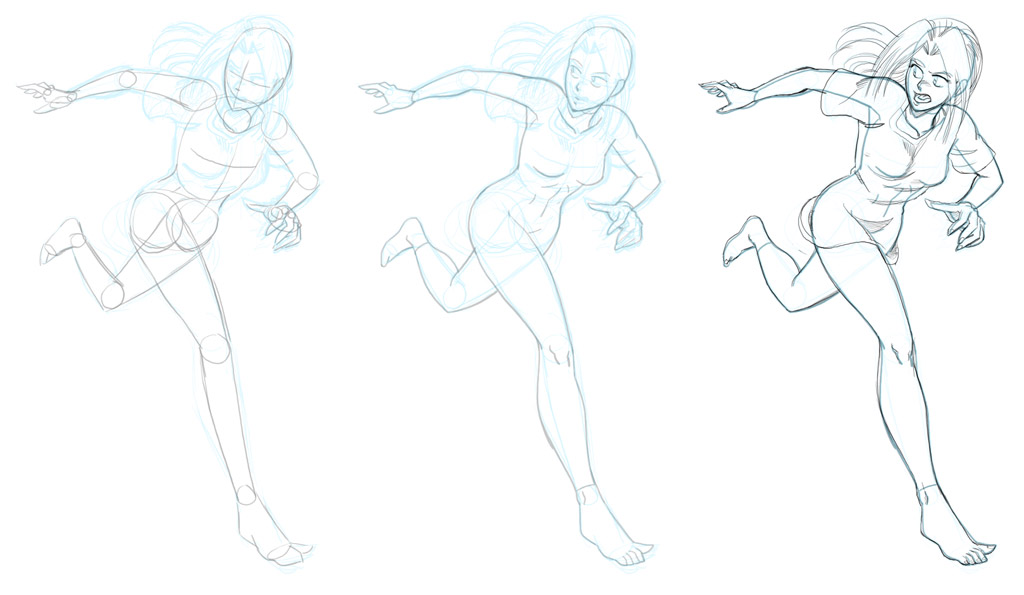 running pose reference